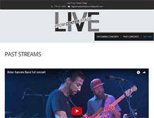 Tablet Screenshot of livefromcenterstage.com